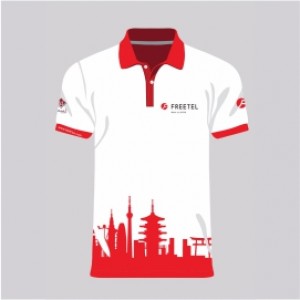 Polo top sublimation print